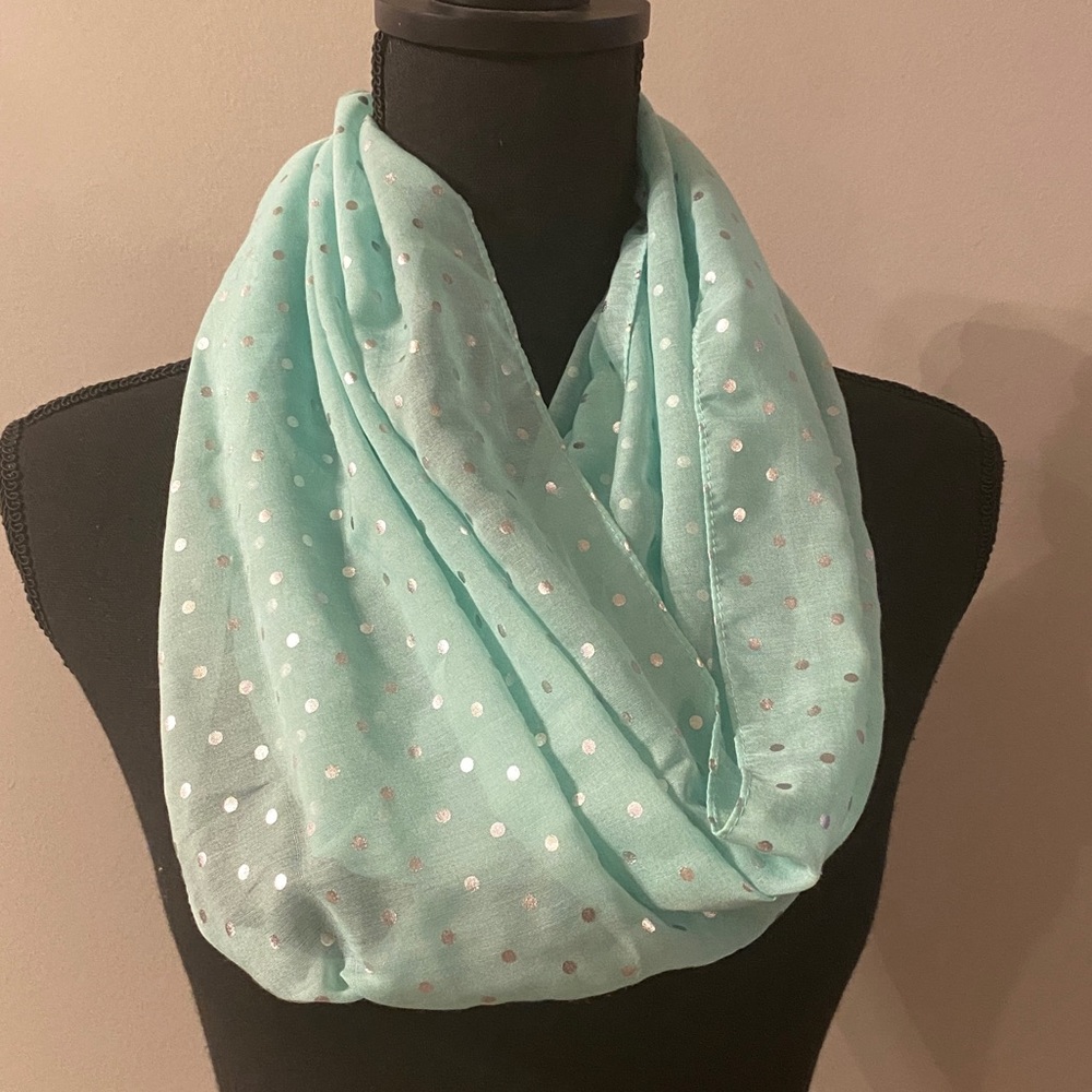 Mint Infinity Scarf - Picture 3 of 3